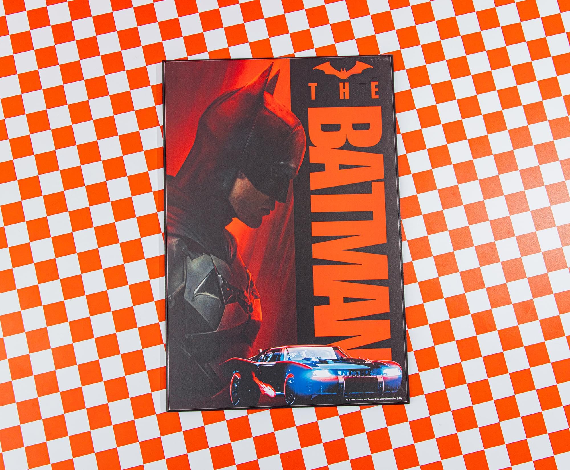 Foto 4 pulgar | Decoración Mural Plateada De Buffalo Dc Comics The Batman  33 X 48 Cm - Venta Internacional.