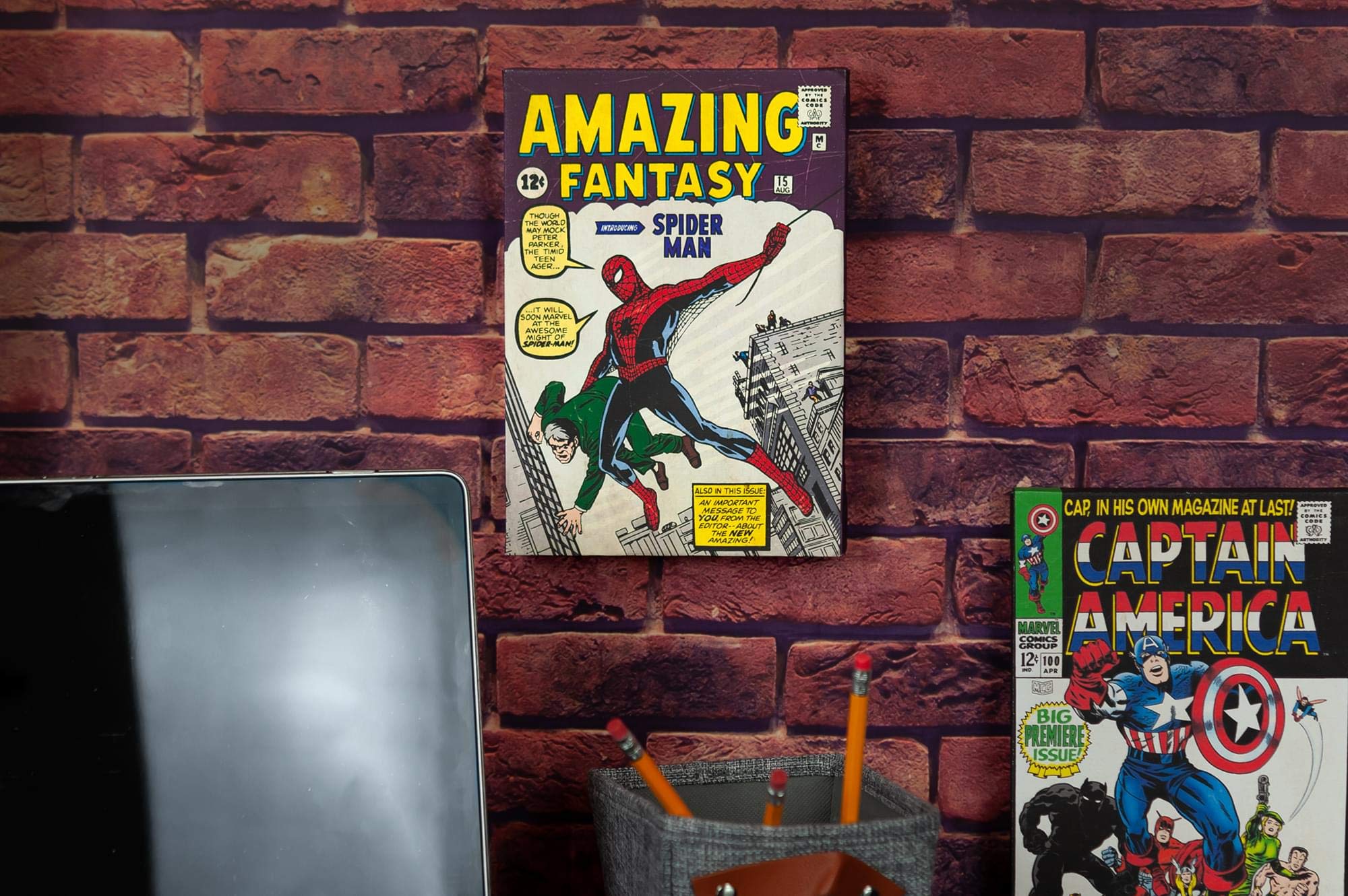 Foto 6 pulgar | Lienzo Spider-man Amazing Fantasy #15 Comic Book - Venta Internacional.