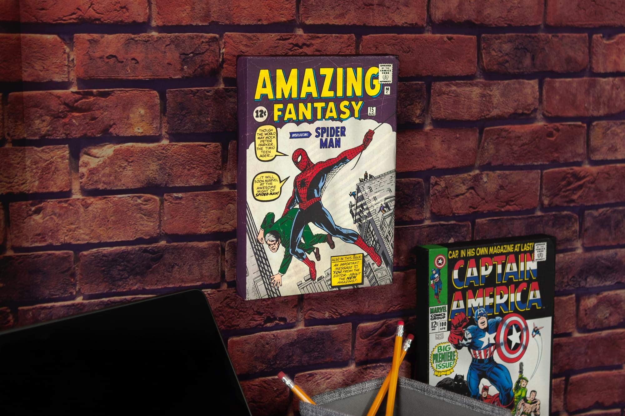 Foto 7 pulgar | Lienzo Spider-man Amazing Fantasy #15 Comic Book - Venta Internacional.
