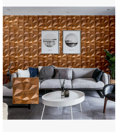 Foto 4 pulgar | 30pzs Paneles Decorativos 3d Para Pared Leikete Diseño Diamante