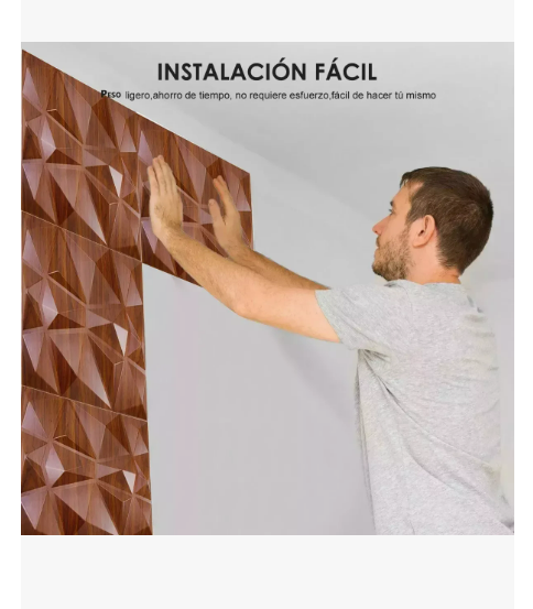 Foto 5 pulgar | 30pzs Paneles Decorativos 3d Para Pared Leikete Diseño Diamante