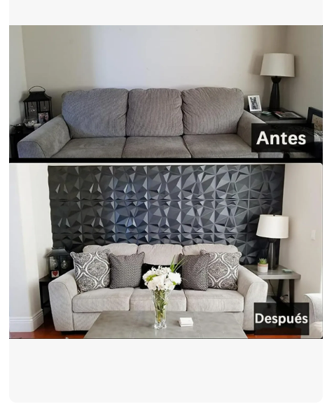 Foto 5 pulgar | Paneles Decorativos 3d Para Pared panel Decorativo 3d Pvc 20 Piezas Panel Decorativo 3d Impermeable Resistente A