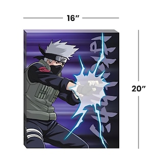 Foto 5 | Lienzo Decorativo Just Funky Naruto Shippuden Kakashi Chidori - Venta Internacional.