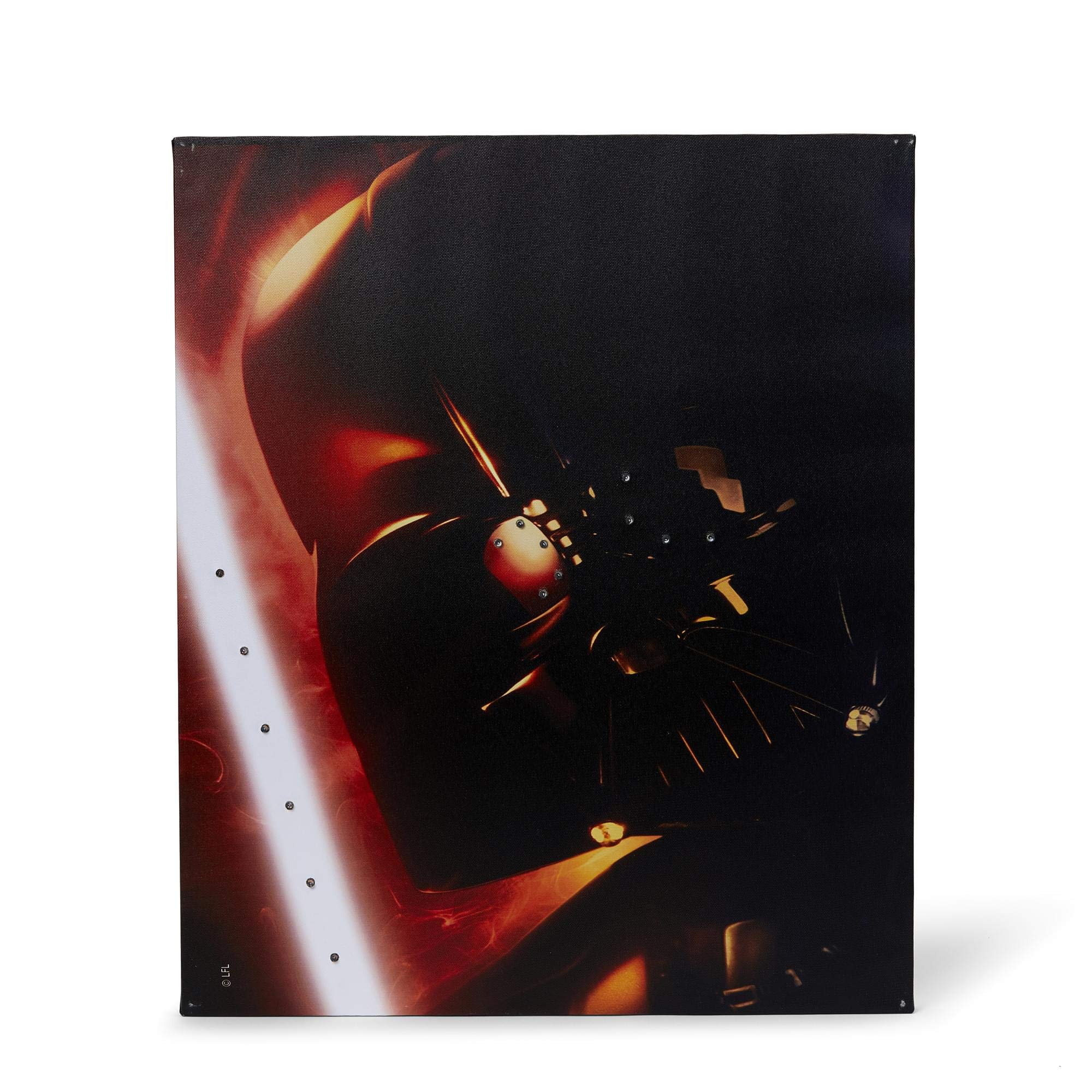 Foto 2 pulgar | Lienzo Decorativo De Pared De Darth Vader De Star Wars  60 X 50 Cm  Con Luces Led - Venta Internacional.