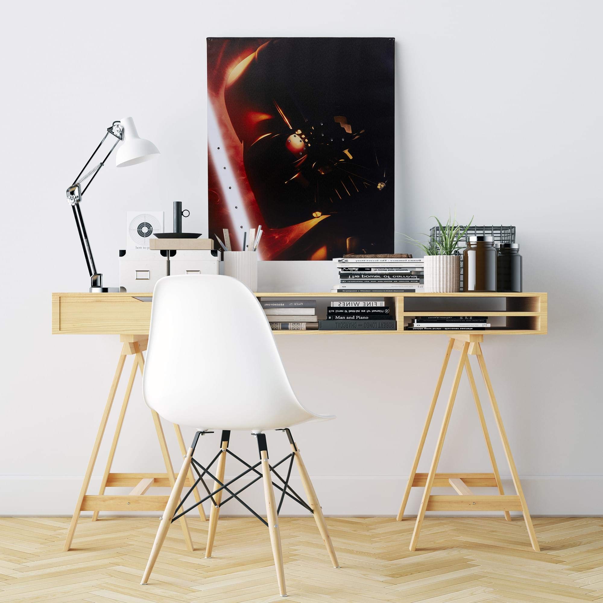 Foto 7 pulgar | Lienzo Decorativo De Pared De Darth Vader De Star Wars  60 X 50 Cm  Con Luces Led - Venta Internacional.