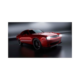 Foto 1 | Cuadro Entelado Red Car 70x120 Cuadros Cuadros