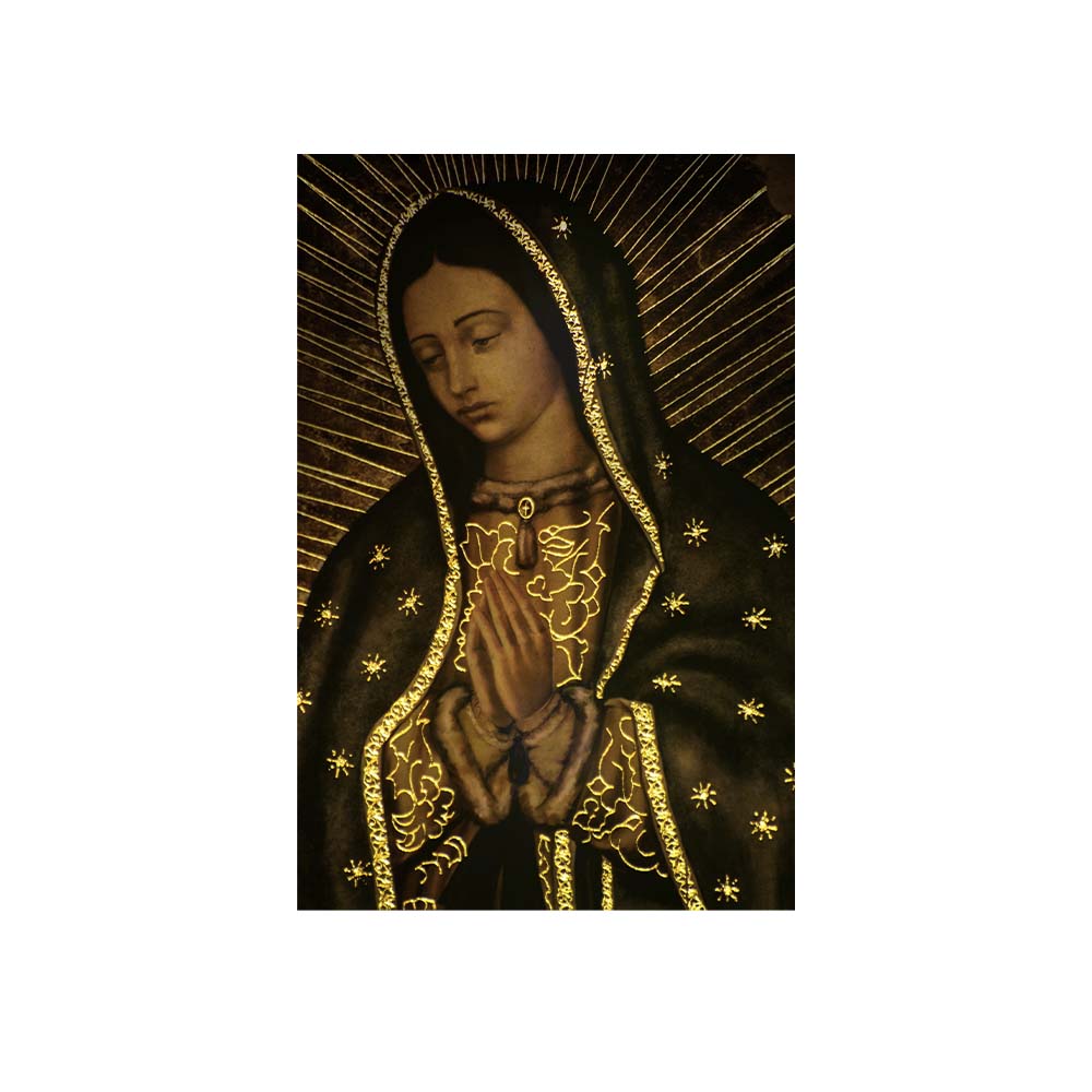 Foto 2 pulgar | Cuadro Entelado La Virgen De Guadalupe 70x120 Cuadros Cuadros