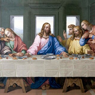 Foto 3 | Cuadro Entelado La Ultima Cena 70x120 Cuadros Cuadros