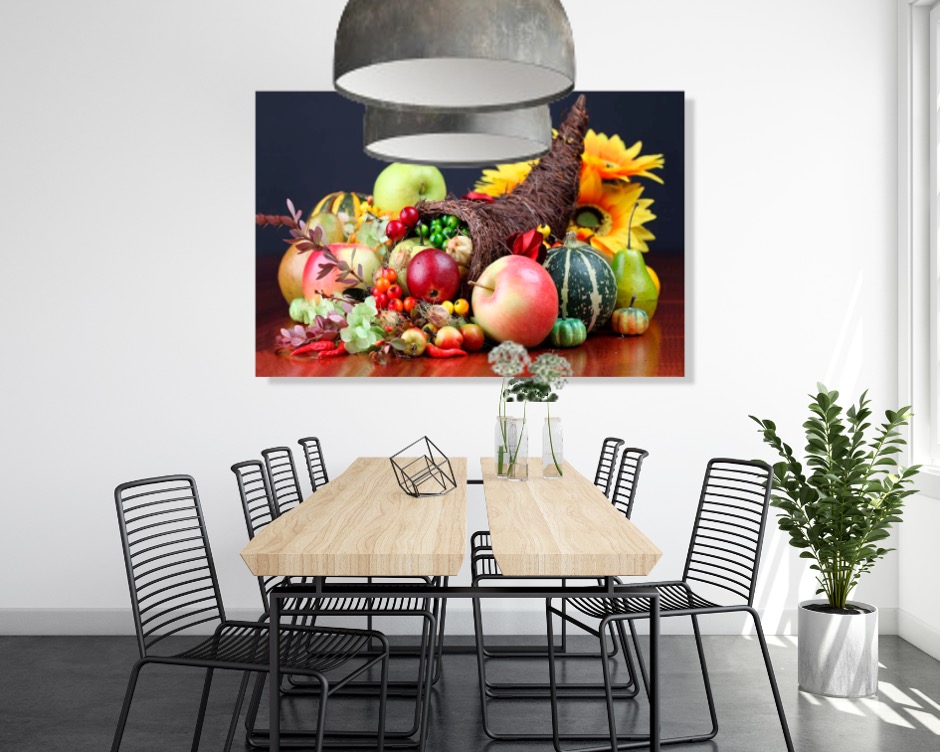 Foto 2 | Cuadro Decorativo Entelado 100x150cm  Cuerno Símbolo de Abundancia y Naturaleza