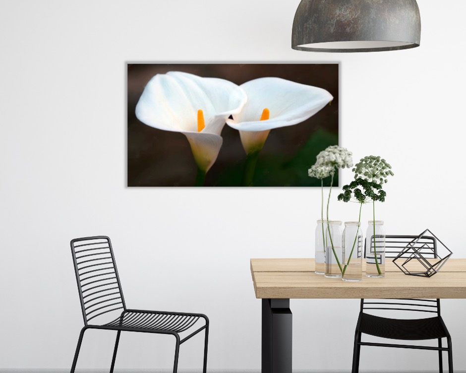 Foto 2 | Cuadro Decorativo Entelado Alcatraces 70x120cm Flores, Elegancia y Romanticismo en tu Espacio