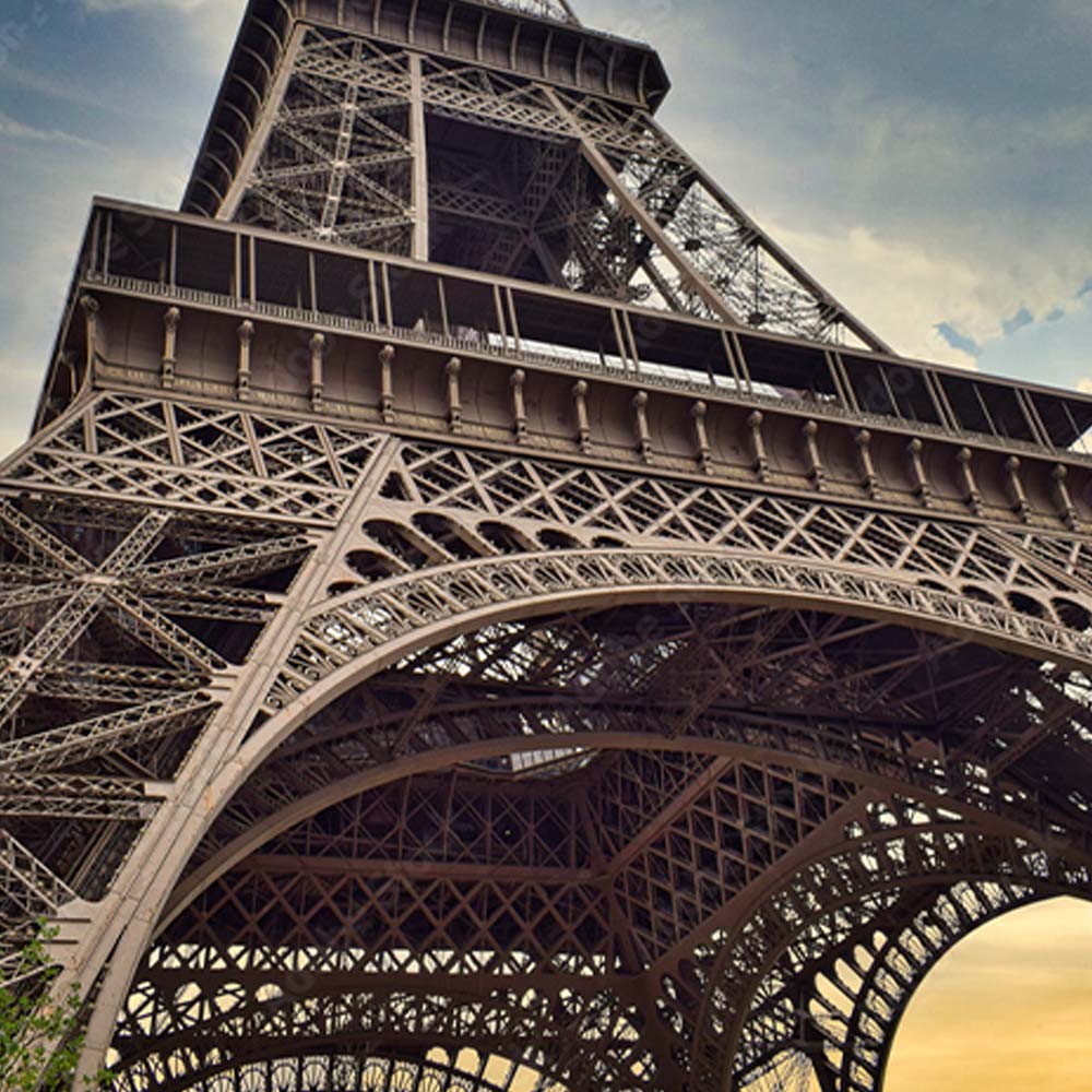 Foto 4 pulgar | Cuadro Entelado Eiffel 70x120