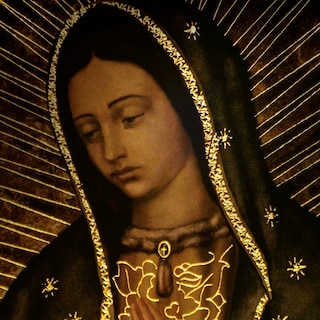 Foto 3 | Cuadro Entelado La Virgen De Guadalupe 40x60 Cuadros Cuadros