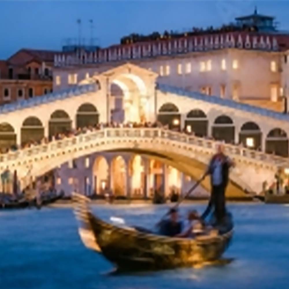 Foto 4 pulgar | Cuadro Entelado Puente de Venecia 70x120 Cuadros Cuadros