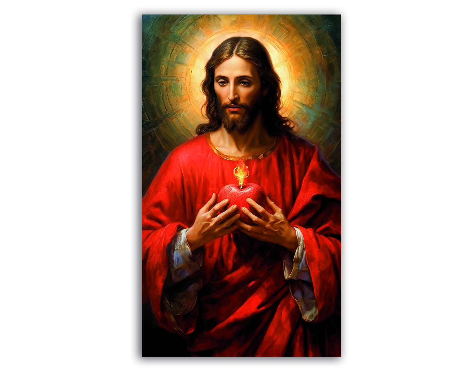 Foto 2 pulgar | Cuadro Entelado Jesús 70 x 120 cm