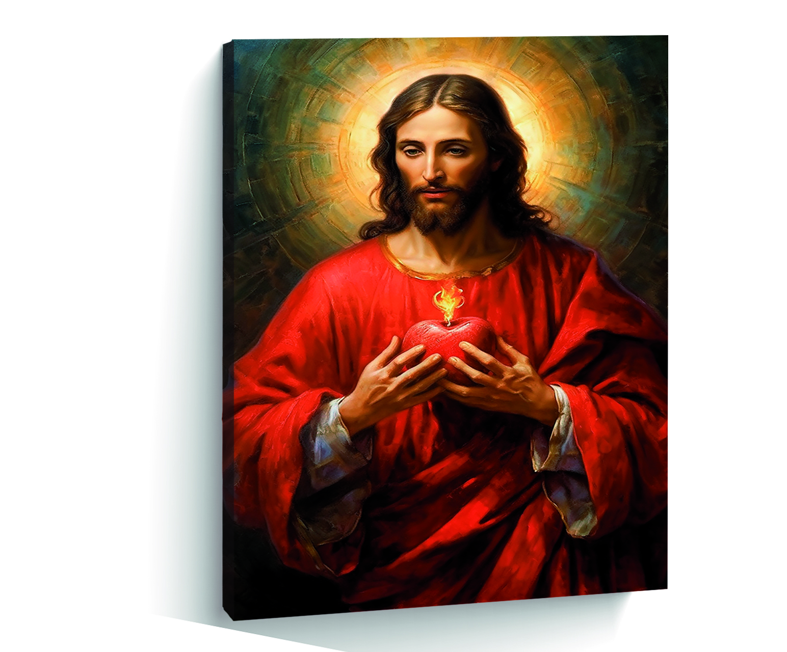 Foto 2 | Cuadro Entelado Jesús 70 x 120 cm