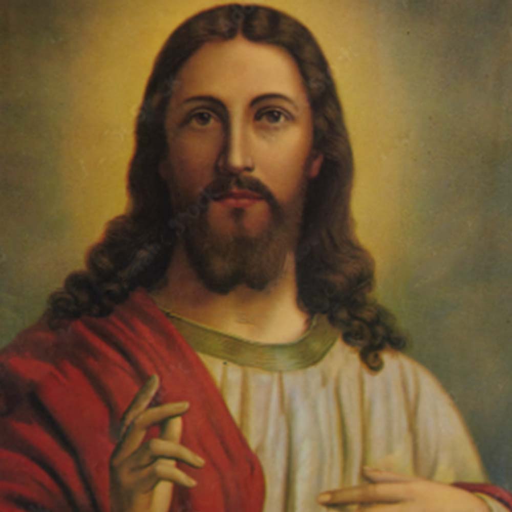 Foto 4 pulgar | Cuadro Entelado Jesús 70 x 120 cm