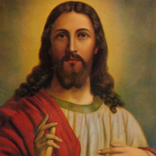 Foto 3 | Cuadro Entelado Jesús 70 x 120 cm