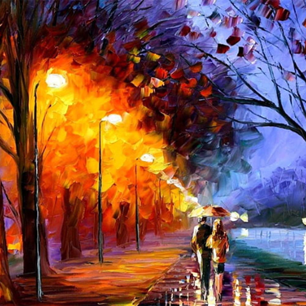 Foto 4 pulgar | Cuadro Entelado Street 70x120 Cm Cuadros Cuadros