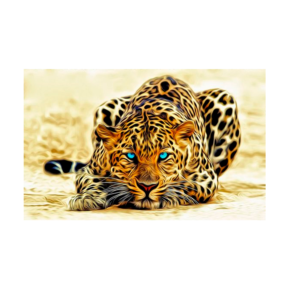 Cuadro Decorativo Iliosinnova 90 X 125 CM Jaguar en Lienzo Póster para Pared