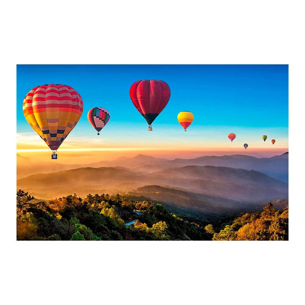 Cuadro Decorativo Iliosinnova 90 X 125 CM Globos en Lienzo Póster para Pared