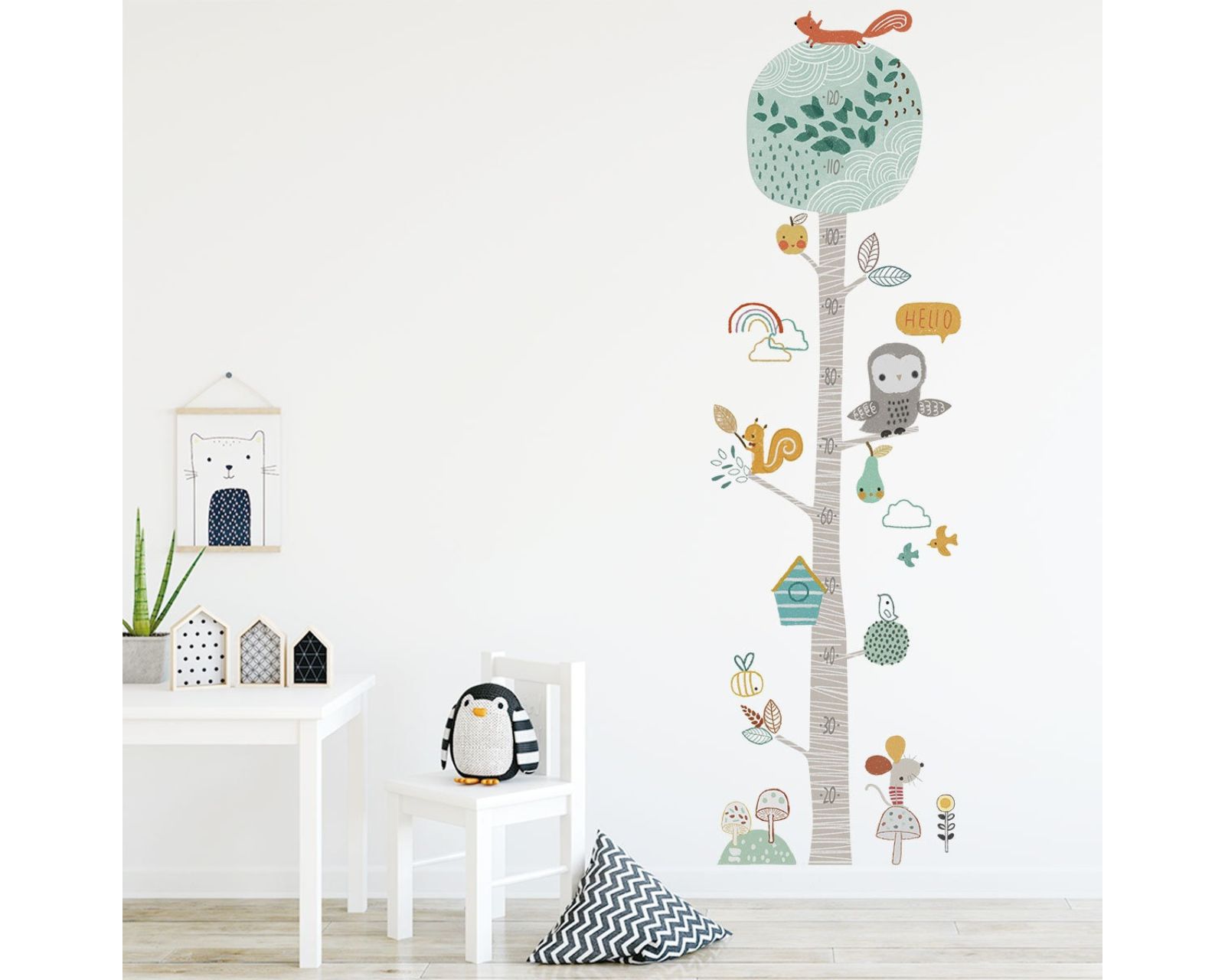 Foto 7 pulgar | Pegatina Decorativa Para Pared Genérico Multicolor Medidor De Altura Para Niños