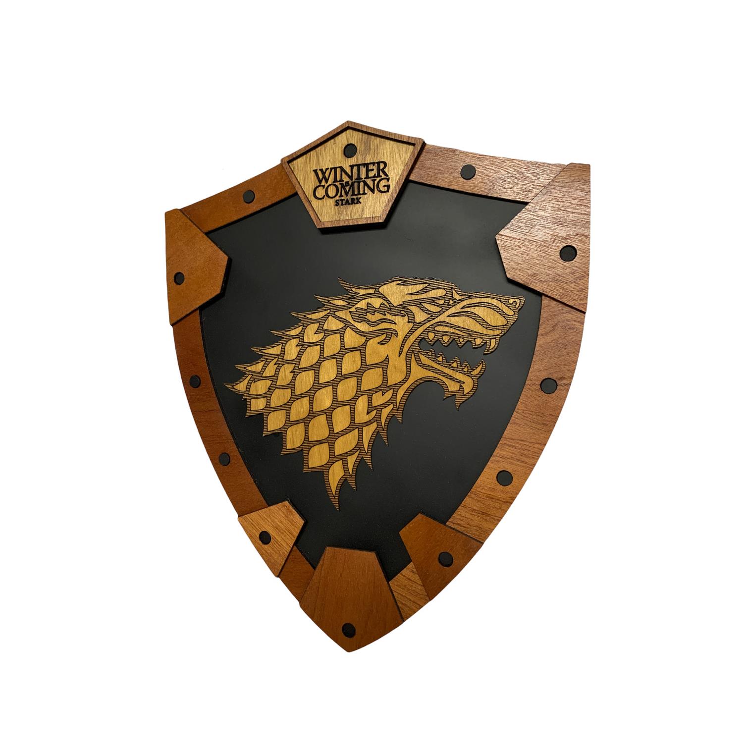 Foto 2 | Cuadro Decorativo de Madera XIMXI Multicolor Game Of Thrones Stark