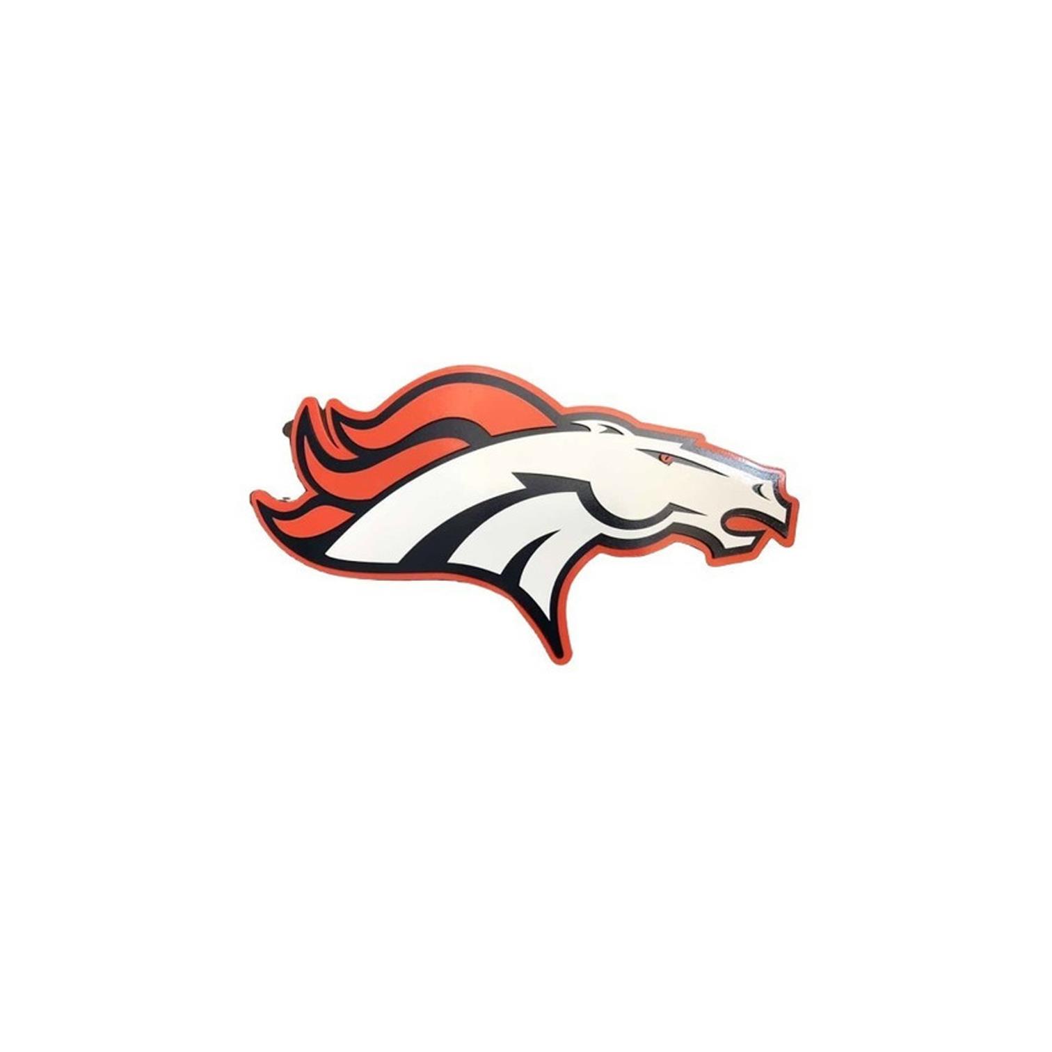 Cuadro Decorativo de Madera XIMXI Multicolor Denver Broncos NFL