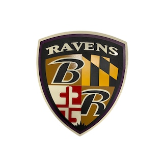 Foto 1 | Cuadro Decorativo de Madera XIMXI Multicolor Baltimore Ravens NFL
