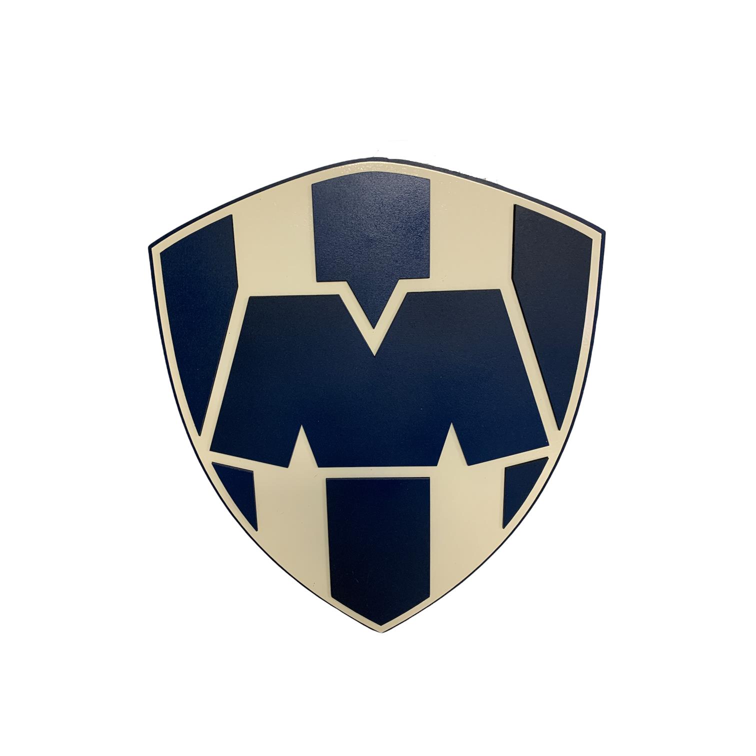 Foto 2 pulgar | Cuadro Decorativo de Madera XIMXI Multicolor Rayados del Monterrey Liga Mx