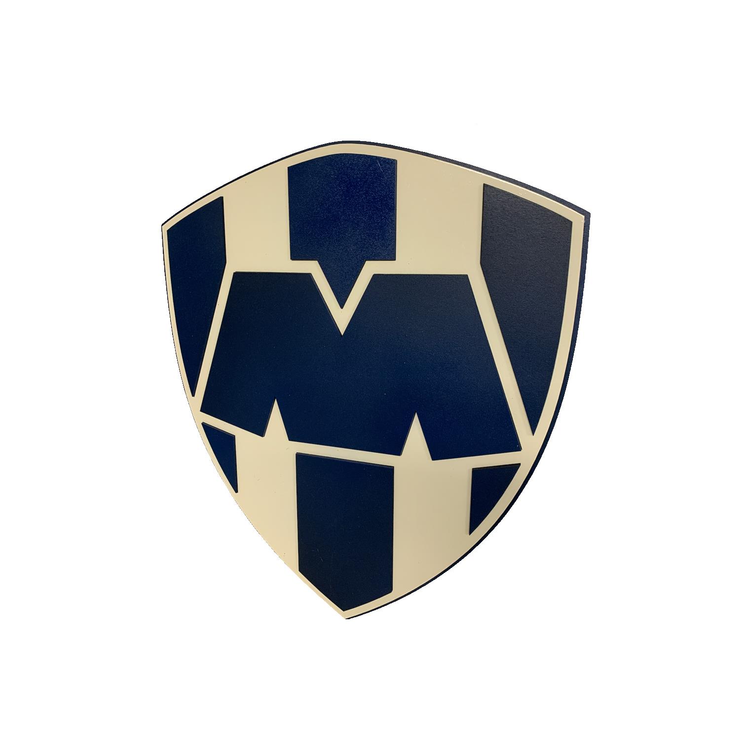 Foto 3 pulgar | Cuadro Decorativo de Madera XIMXI Multicolor Rayados del Monterrey Liga Mx