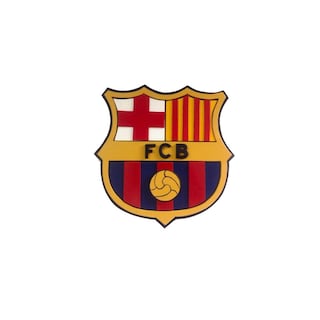 Foto 1 | Cuadro Decorativo de Madera XIMXI Multicolor Barcelona FC
