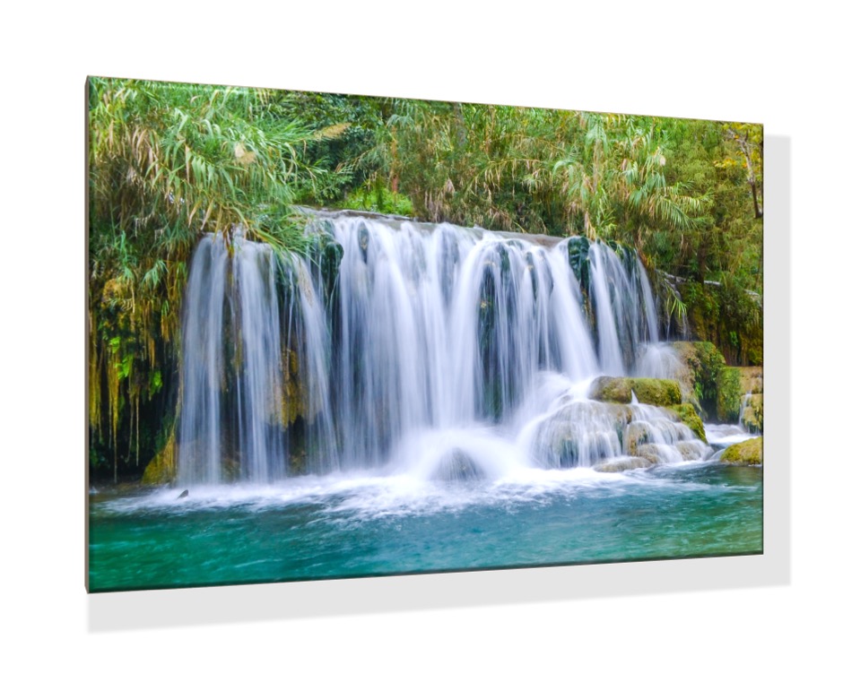 Foto 2 pulgar | Cuadro Decorativo Entelado 60x90cm Cascadas de Tamul en la Huasteca Potosina, México, Naturaleza en su Máximo Esplendor