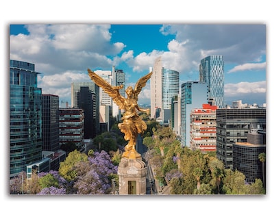 Foto 1 | Cuadro Decorativo Entelado 60X90cm Ángel de la Independencia en la Ciudad de México