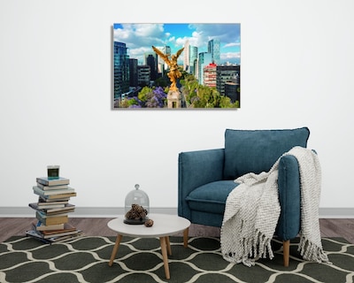 Foto 2 | Cuadro Decorativo Entelado 60X90cm Ángel de la Independencia en la Ciudad de México