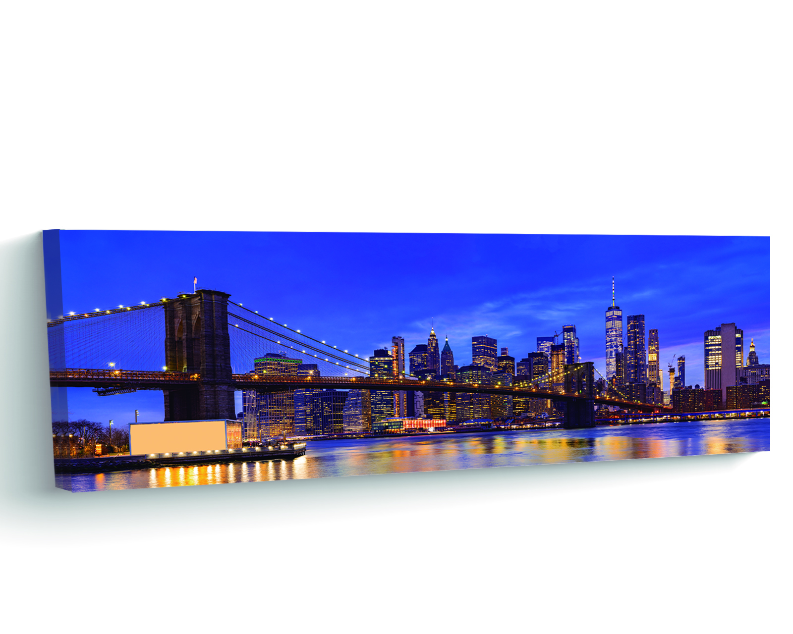 Foto 3 pulgar | Cuadro Entelado Cuadros Cuadros Brooklyn Bridge New York  200 x 60 cm