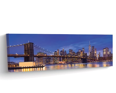 Foto 2 | Cuadro Entelado Cuadros Cuadros Brooklyn Bridge New York 200 x 60 cm