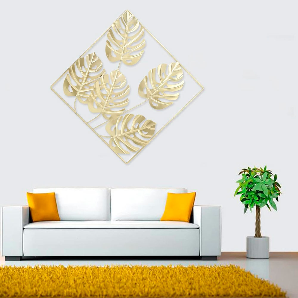 Foto 5 | Cuadro de Metal Ilios Innova Decorativo Dorado