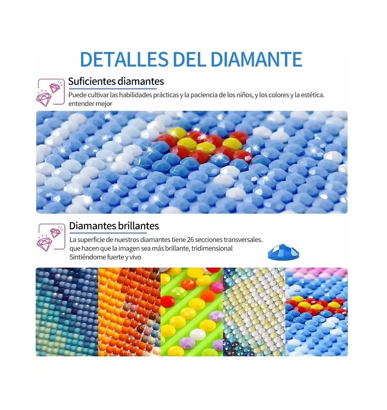 Foto 6 pulgar | Diamond Painting Decoración del Hogar Cielo Estrellado 4 Pk