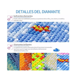 Foto 5 | Diamond Painting Decoración del Hogar Cielo Estrellado 4 Pk