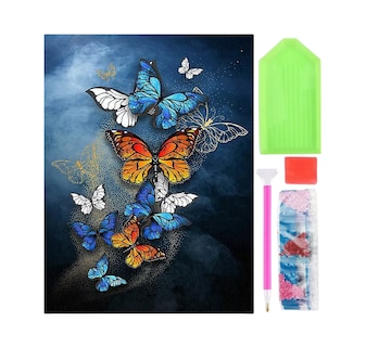 Foto 1 | Cuadros Diamante Pintura 5d Mariposa