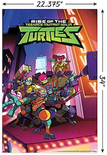 Foto 3 | Venta Internacional - Póster De Pared Trends International Teenage Mutant Ninja Turtle
