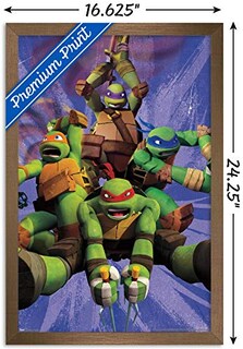Foto 3 | Venta Internacional - Póster Enmarcado Trends International Nickelodeon TMNT
