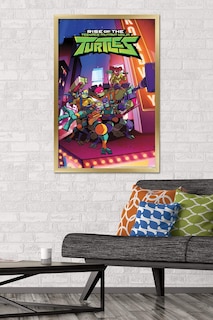 Foto 2 | Venta Internacional - Póster Enmarcado Trends International Nickelodeon Rise of the Teenage Mutant Ninja Turtles