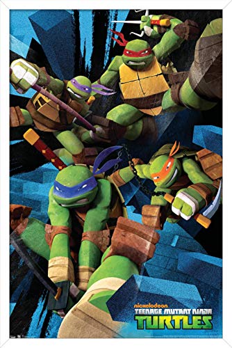 Foto 2 pulgar | Venta Internacional - Póster Enmarcado Trends International Nickelodeon TMNT