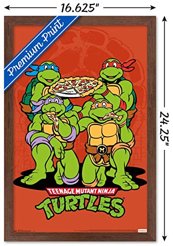 Foto 4 pulgar | Venta Internacional - Póster Enmarcado Trends International Nickelodeon TMNT