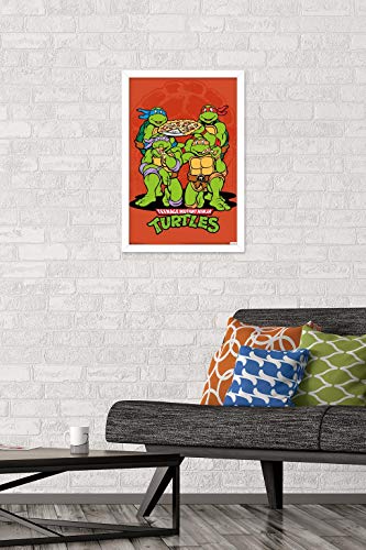 Foto 3 pulgar | Venta Internacional - Póster Enmarcado Trends International Nickelodeon TMNT