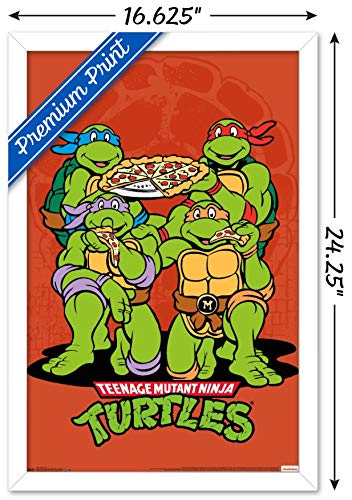 Foto 4 pulgar | Venta Internacional - Póster Enmarcado Trends International Nickelodeon TMNT