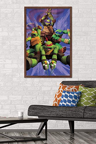 Foto 2 | Venta Internacional - Póster Enmarcado Trends International Nickelodeon Tortugas Ninja