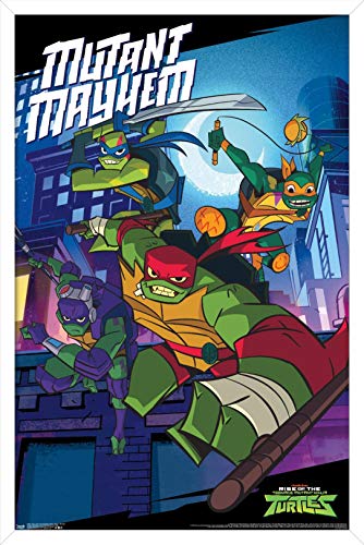 Foto 2 pulgar | Venta Internacional - Póster Enmarcado Trends International Nickelodeon Tortugas Ninja