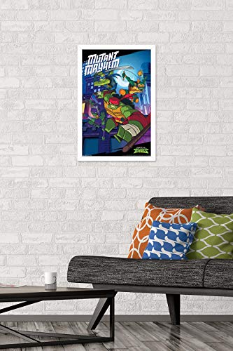 Foto 3 pulgar | Venta Internacional - Póster Enmarcado Trends International Nickelodeon Tortugas Ninja